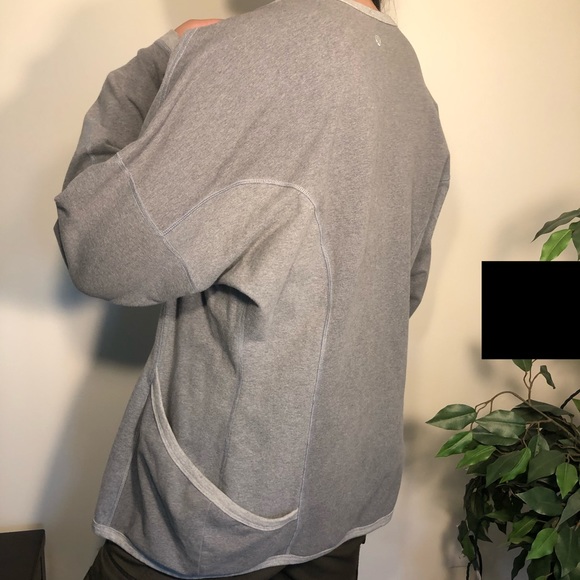 SOLD Grey lululemon half zip cardigan - Picture 3 of 3